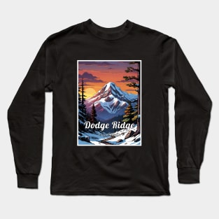 Dodge Ridge ski California USA Long Sleeve T-Shirt